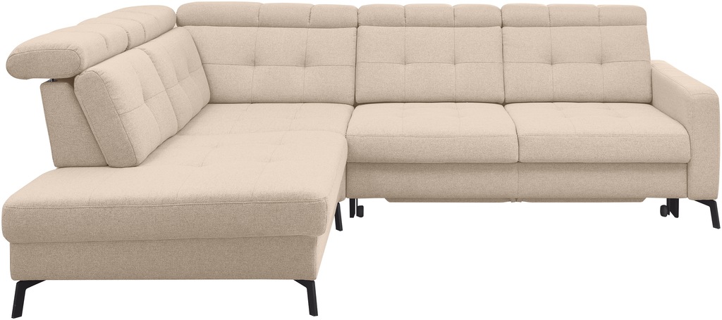 Musterring Ecksofa "MR 4615", mit Kopf- und Rückenverstellung, Metallfuß sc günstig online kaufen