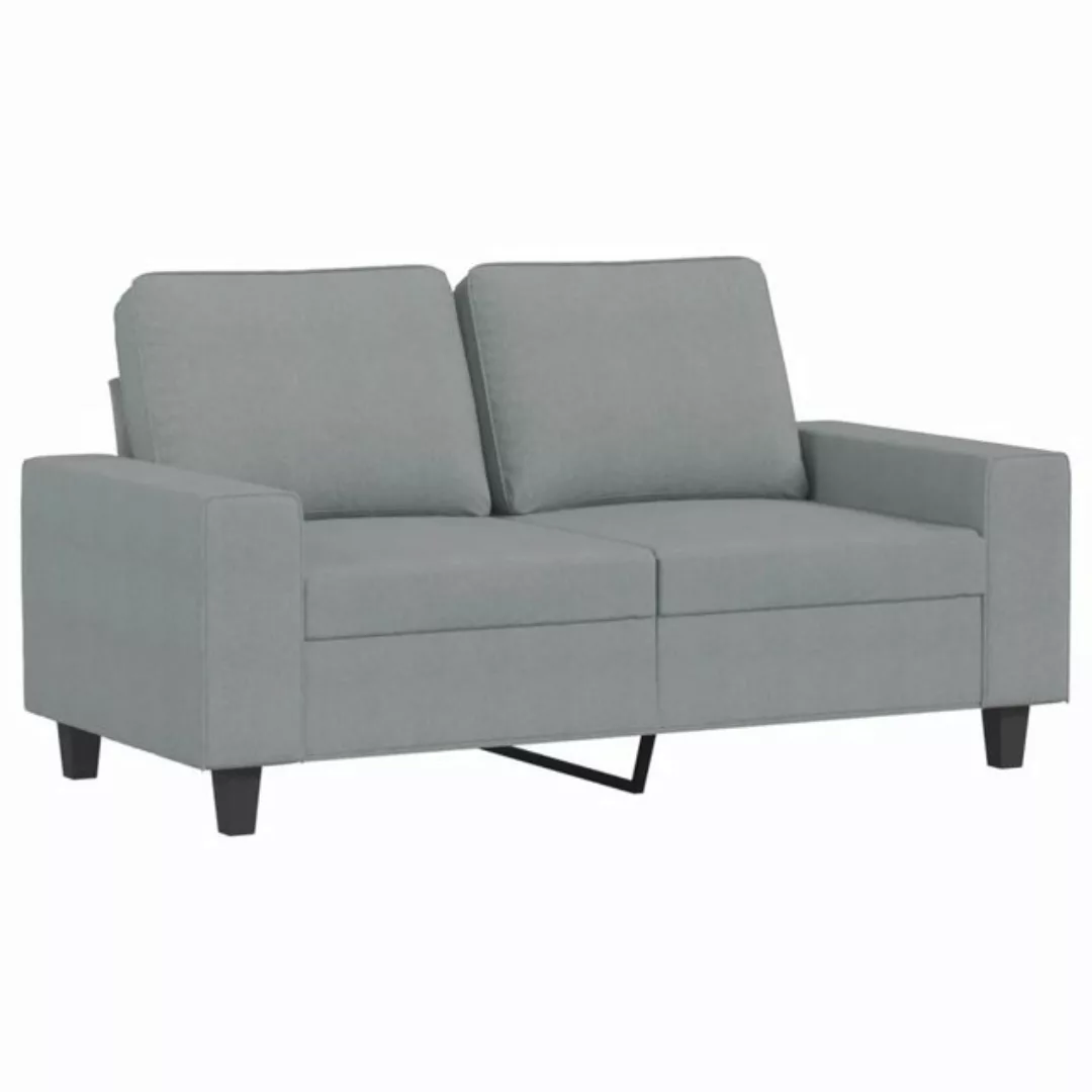 vidaXL Sofa, 2-Sitzer-Sofa Dunkelgrau 120 cm Stoff günstig online kaufen