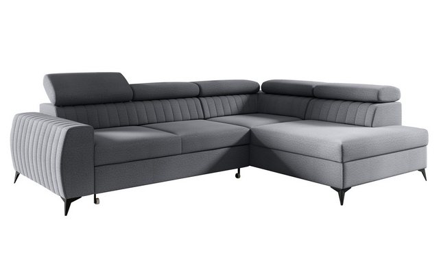 Furnix Sofa Ecksofa MEGGIE Polstercouch mit Schlaffunktion Bettkasten Auswa günstig online kaufen