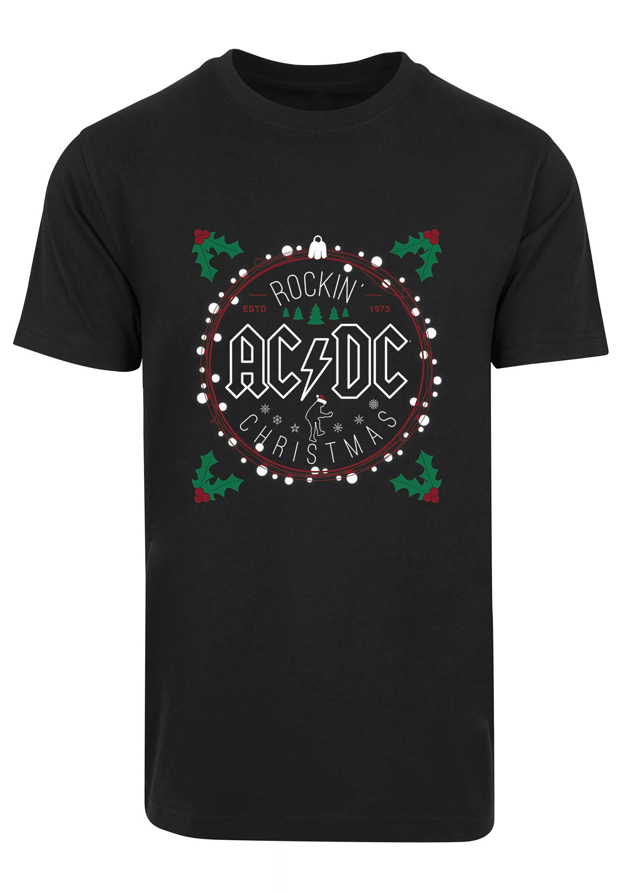 F4NT4STIC T-Shirt "ACDC Rockin Christmas für Kinder & Herren", Print günstig online kaufen