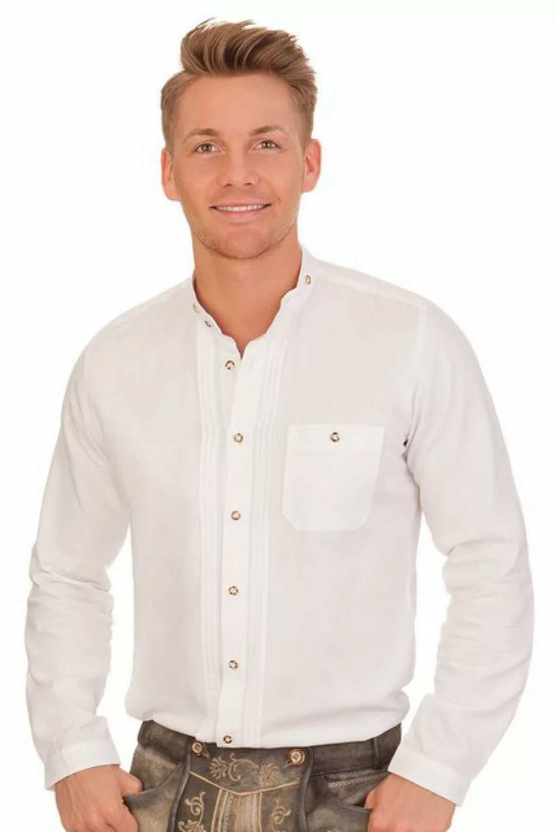 Stockerpoint Trachtenhemd Trachtenhemd - LEON - weiß günstig online kaufen