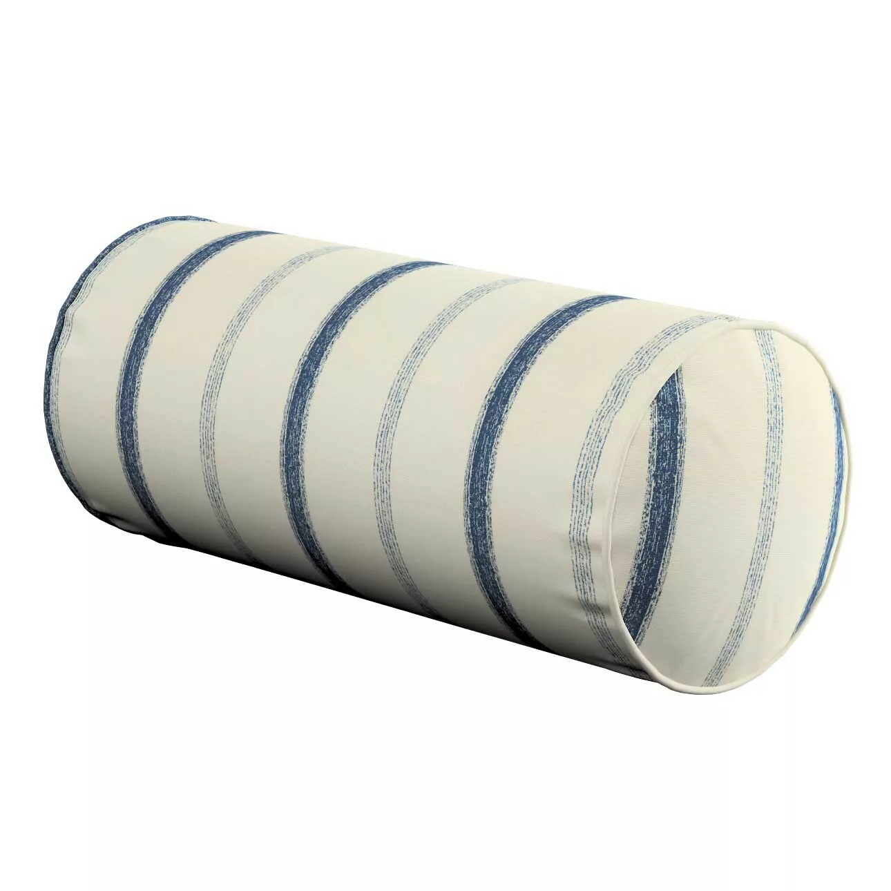 Einfache Nackenrolle, creme- blau gestreift, Ø 16 x 40 cm, Avinon (129-66) günstig online kaufen