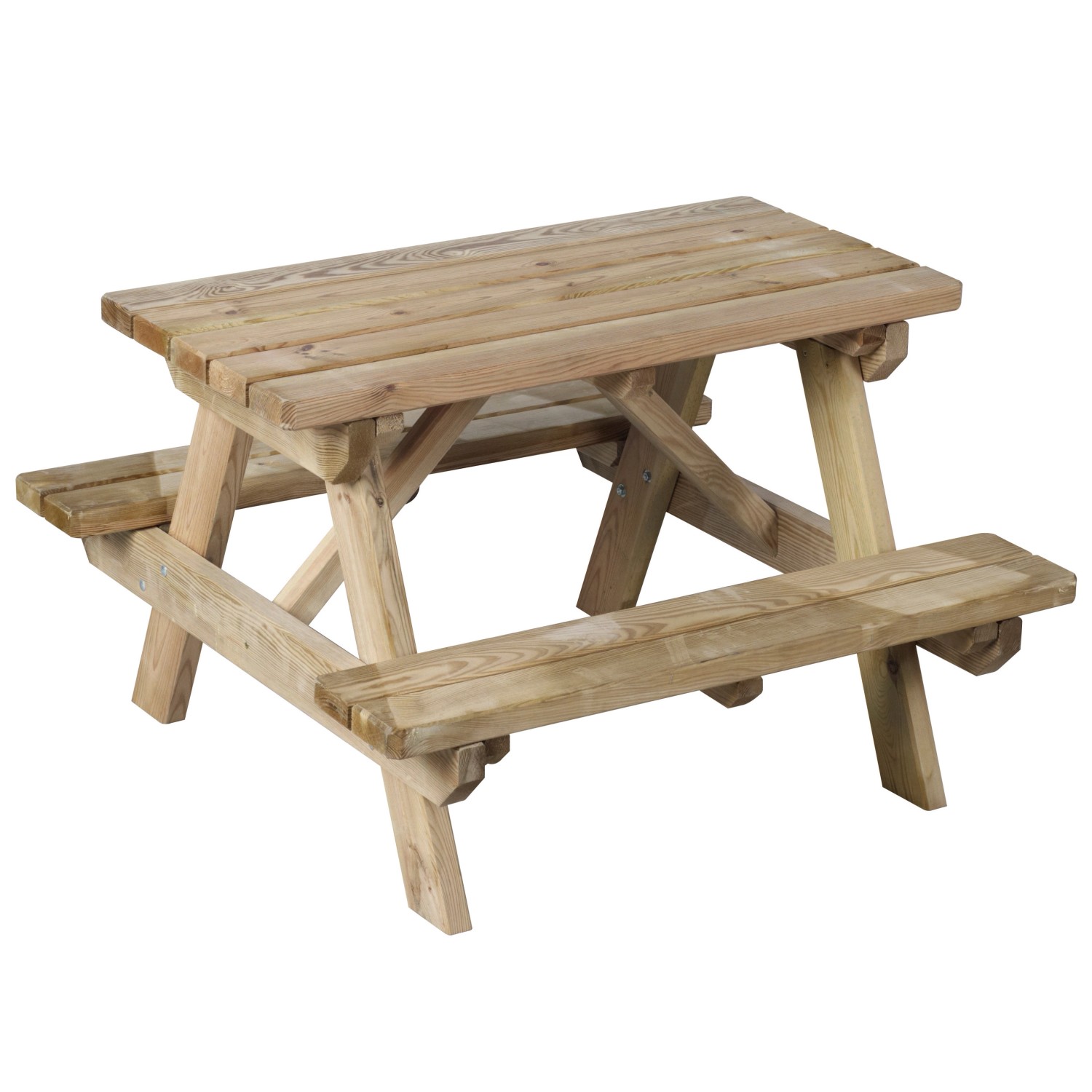 Soulet Picknicktisch für Kinder 90 cm x 89 cm x 56,5 cm Natur FSC® günstig online kaufen