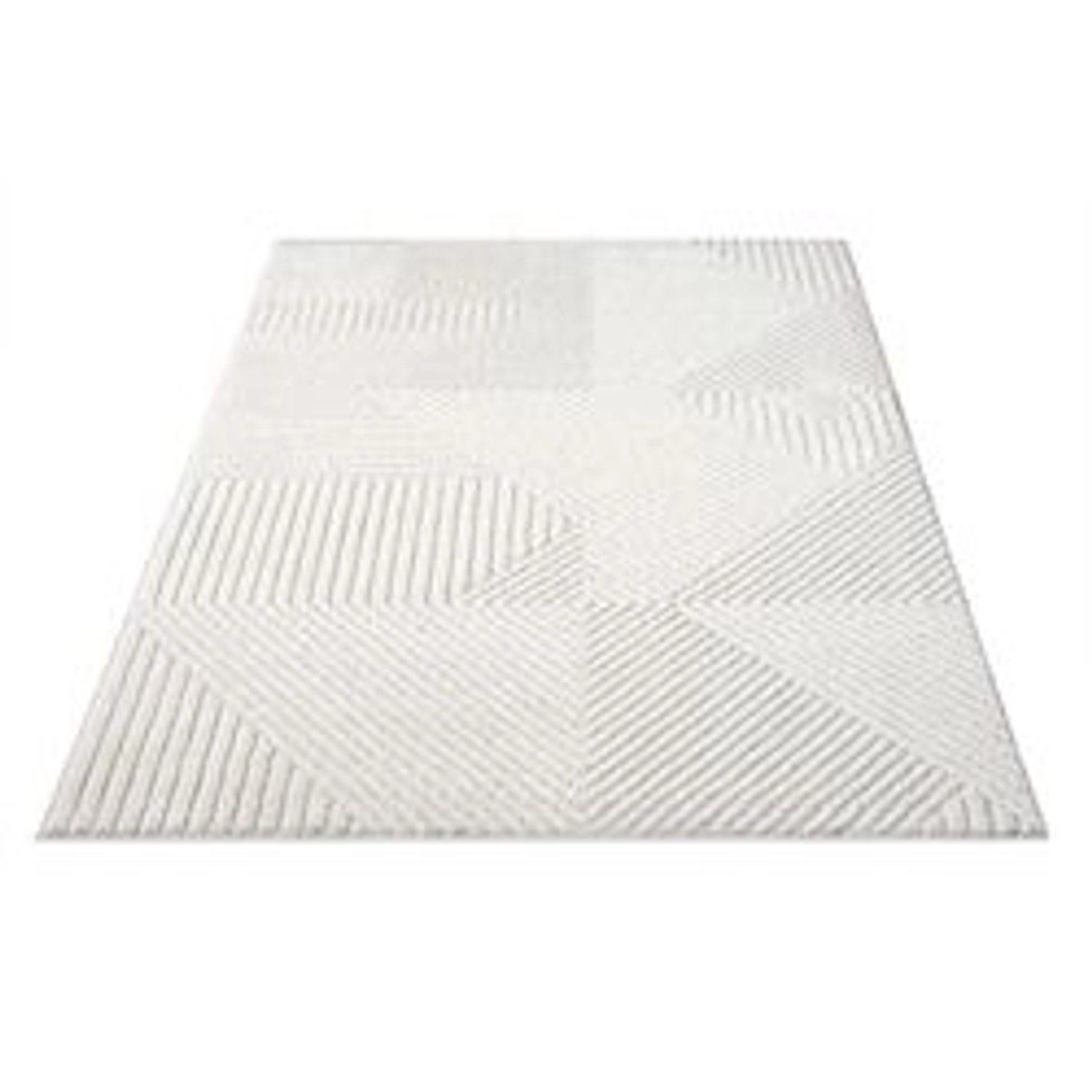payé Teppich Ello 0632 Boho Flachflor 120x170 cm Cream günstig online kaufen