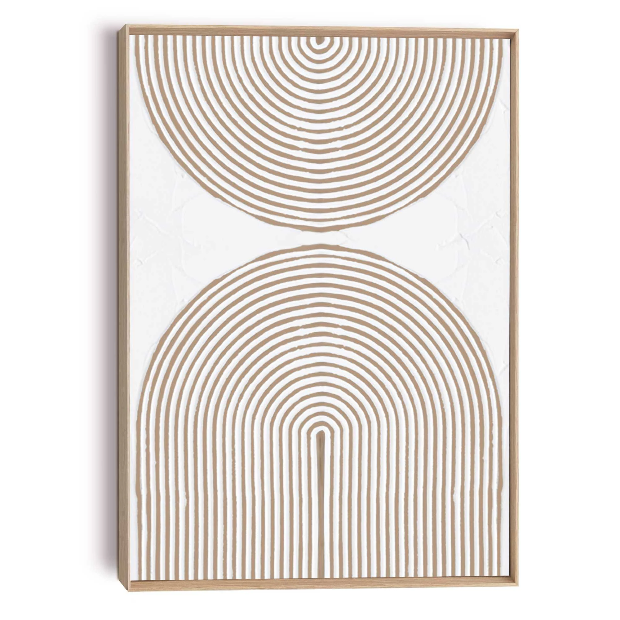 Reinders Wandbild "Reliefbögen", Wohnzimmer - Beige - MDF - Abstrakt - 50x7 günstig online kaufen