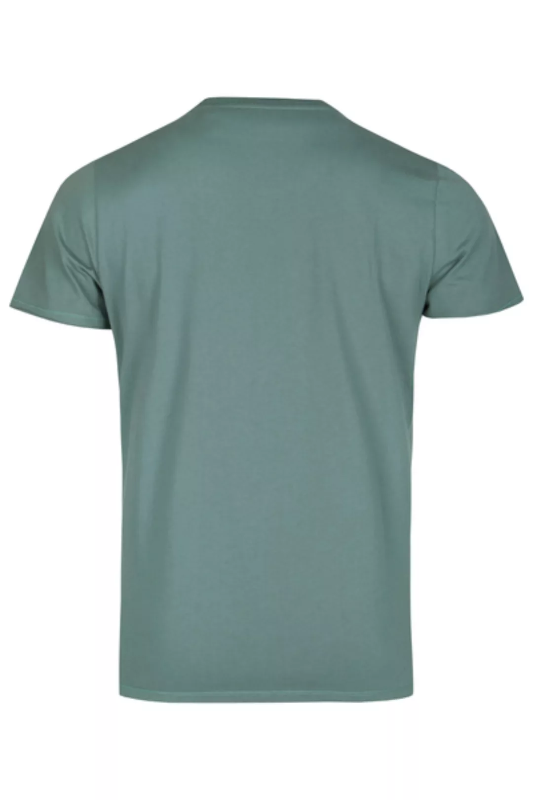 Herren T-shirt Sergio Rundhalz Knopfleiste Brusttasche Biobaumwolle günstig online kaufen