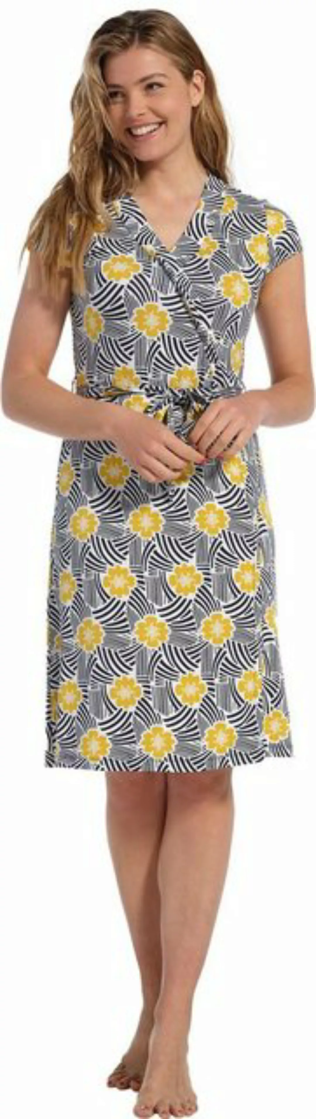 Pastunette Sommerkleid Damen Kleid in Wickeloptik (1-tlg) Sommerliches Desi günstig online kaufen