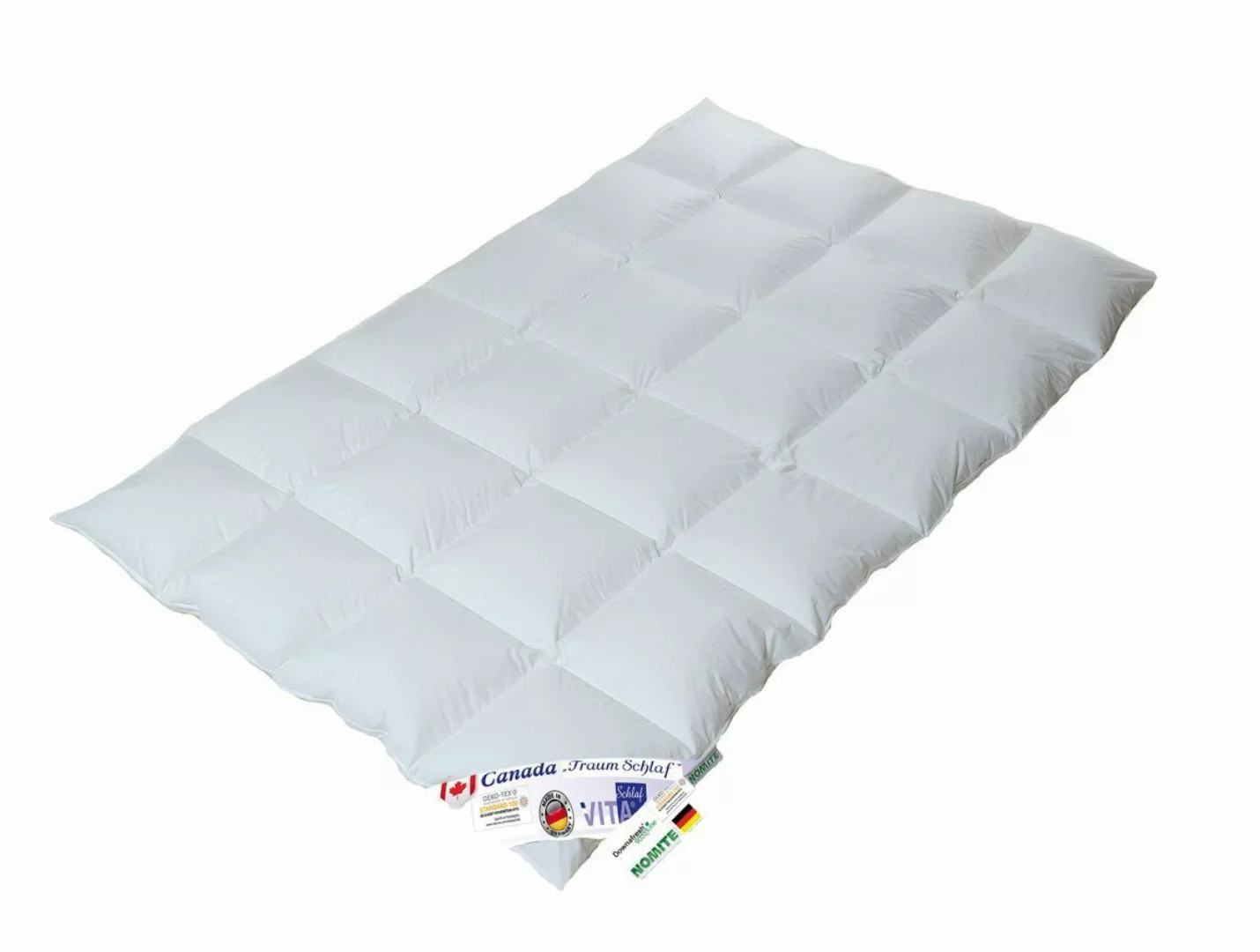 Vitaschlaf Daunenbettdecke Vitaschlaf® CANADA TRAUM Bettdecken günstig online kaufen