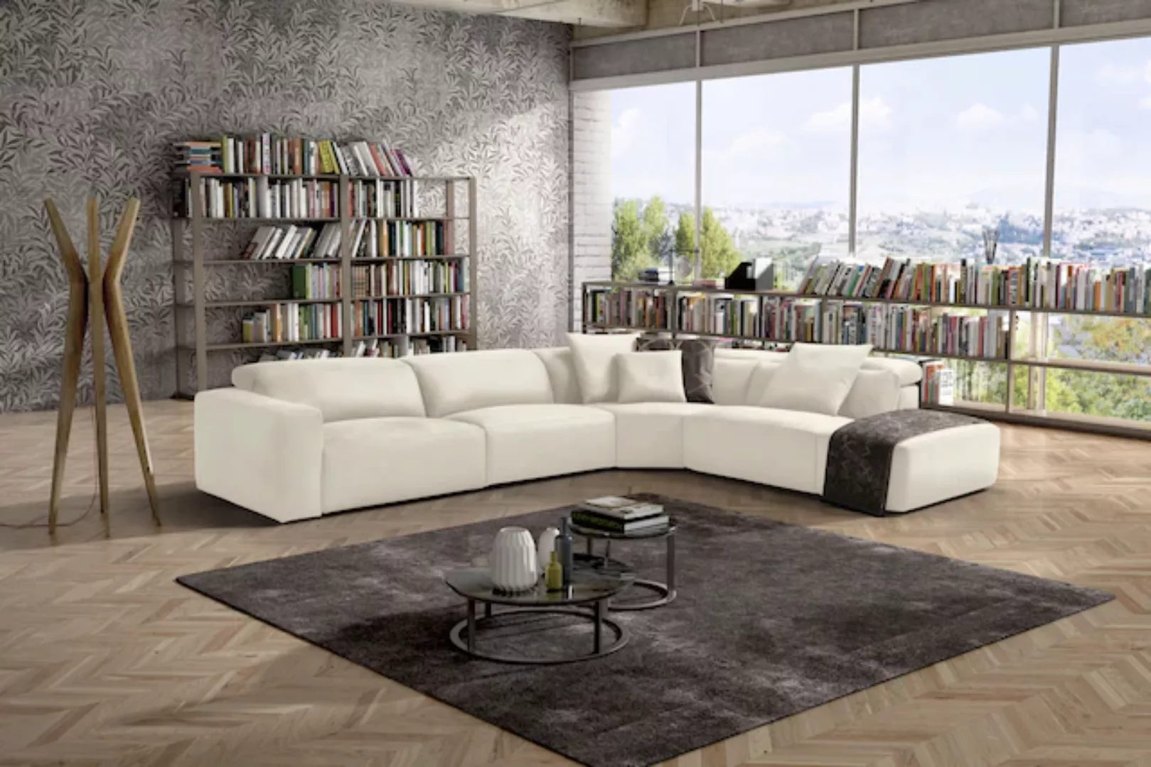 Egoitaliano Ecksofa »Beverly, extravangantes Designsofa mit erstklassigem S günstig online kaufen