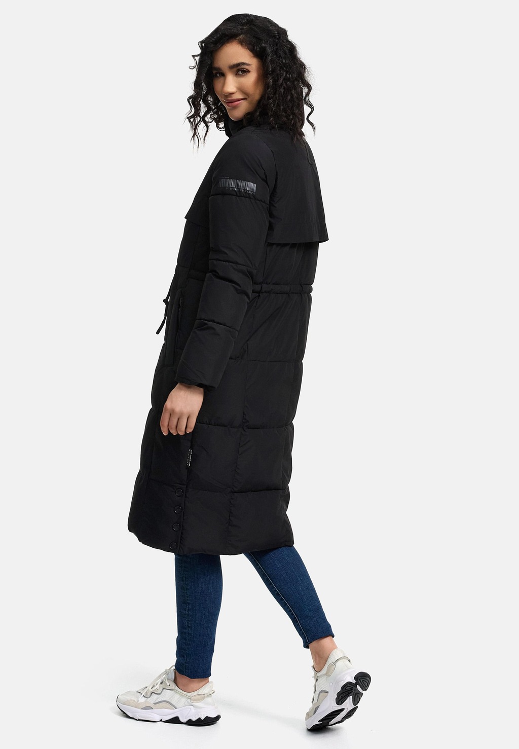Navahoo Wintermantel "Der Wahnsinn 14", Damen Steppmantel mit Taillenzugban günstig online kaufen