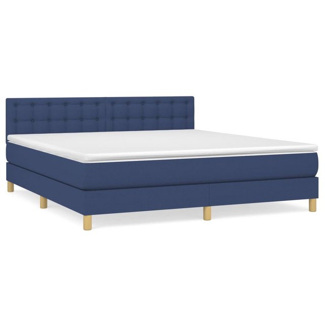 vidaXL Boxspringbett Bett Boxspringbett mit Matratze und LED Stoff (160 x 2 günstig online kaufen