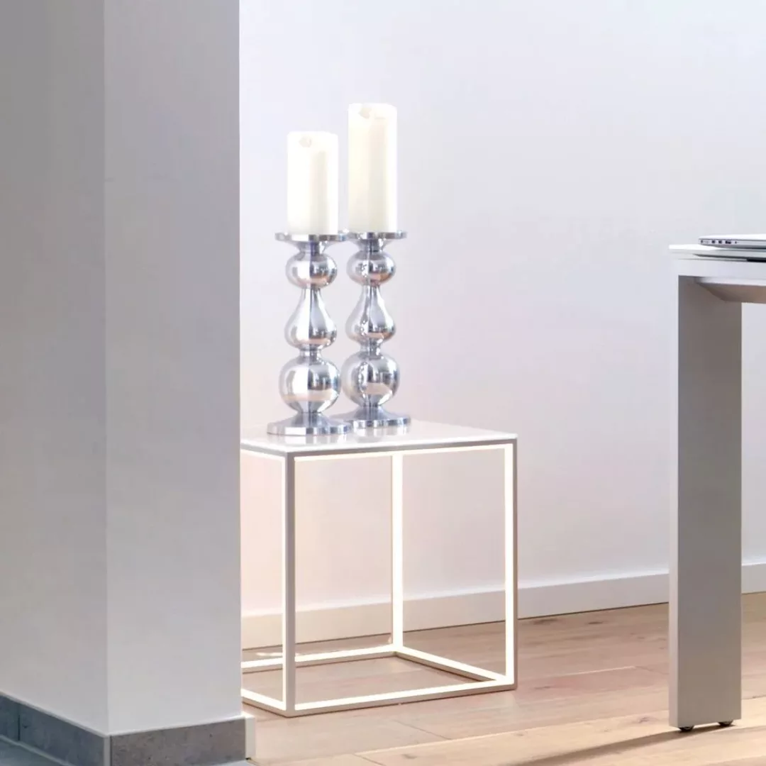 LED Tisch Delux in Aluminium 12W 1080lm 420mm günstig online kaufen