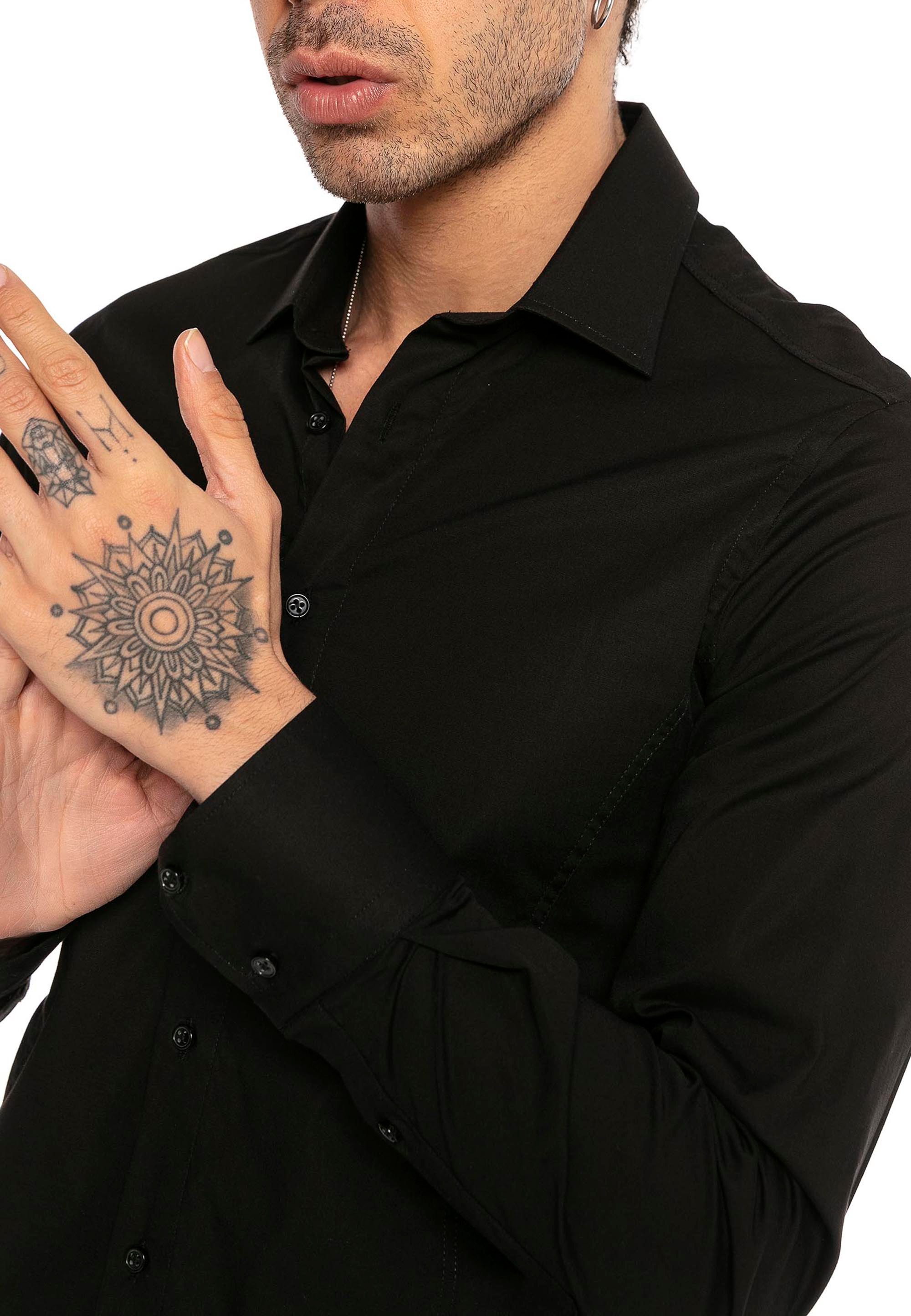 RedBridge Langarmhemd in Slim Fit – günstig online kaufen