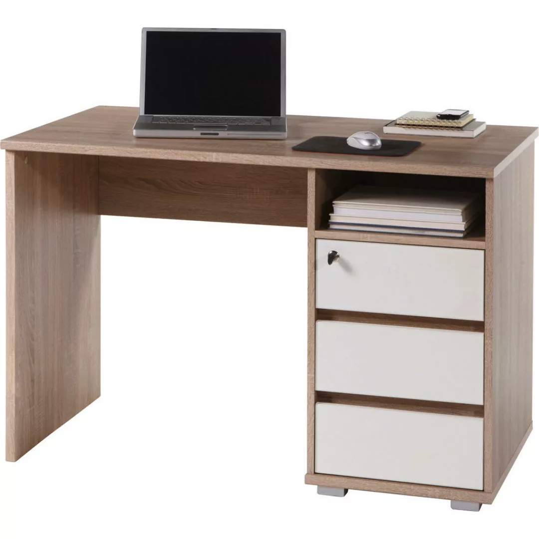 BEGA OFFICE Schreibtisch "Primus 1", mit Schubkasten abschließbar in 3 Farb günstig online kaufen
