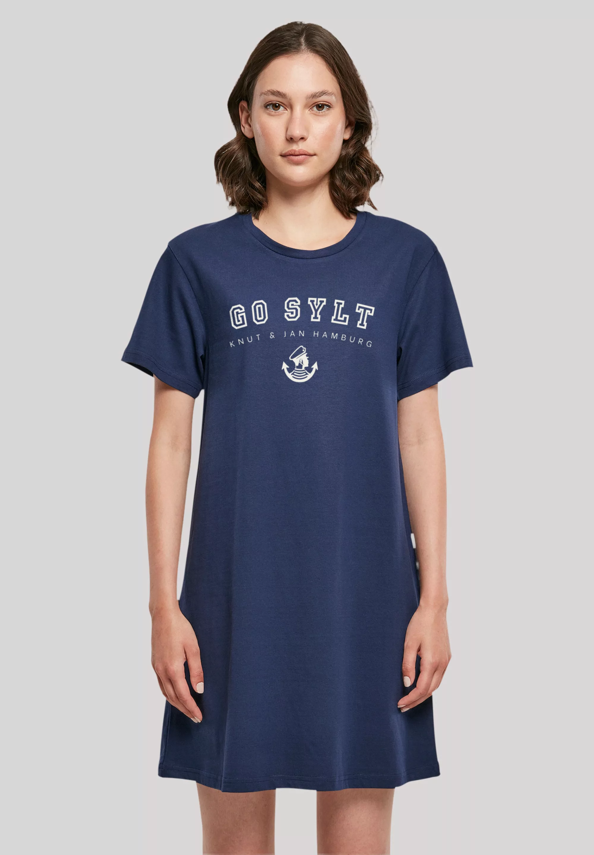 F4NT4STIC Shirtkleid "Go Sylt Knut & Jan Hamburg", Print günstig online kaufen