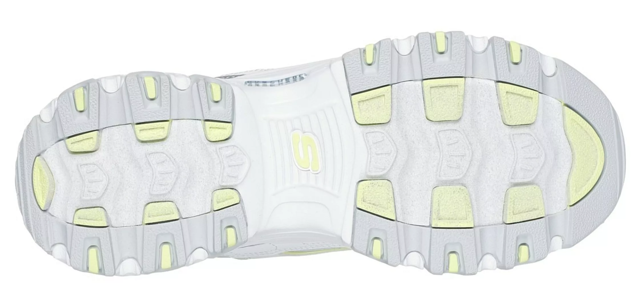 Skechers Sneaker "DLITES-CHROMATIC", Plateausneaker, Schnürschuh mit Metall günstig online kaufen