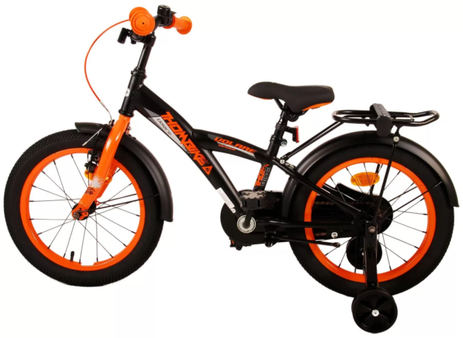 Thombike 16 Zoll 23 Cm Jungen Rücktrittbremse Schwarz/orange günstig online kaufen