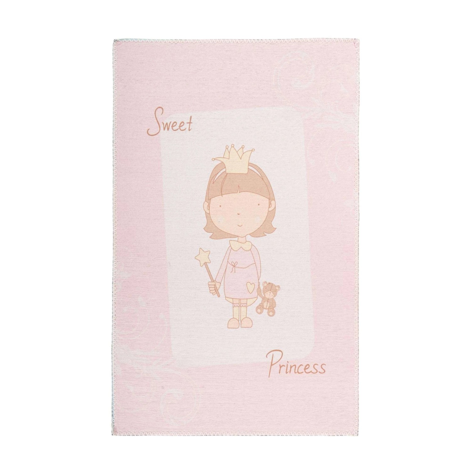 MeGusta Flachflor Teppich Kinder - Jugend Rosa Polyester 120x180 cm Beatriz günstig online kaufen