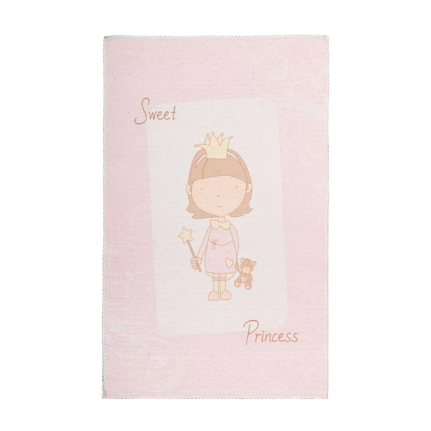 MeGusta Flachflor Teppich Kinder - Jugend Rosa Polyester 120x180 cm Beatriz günstig online kaufen