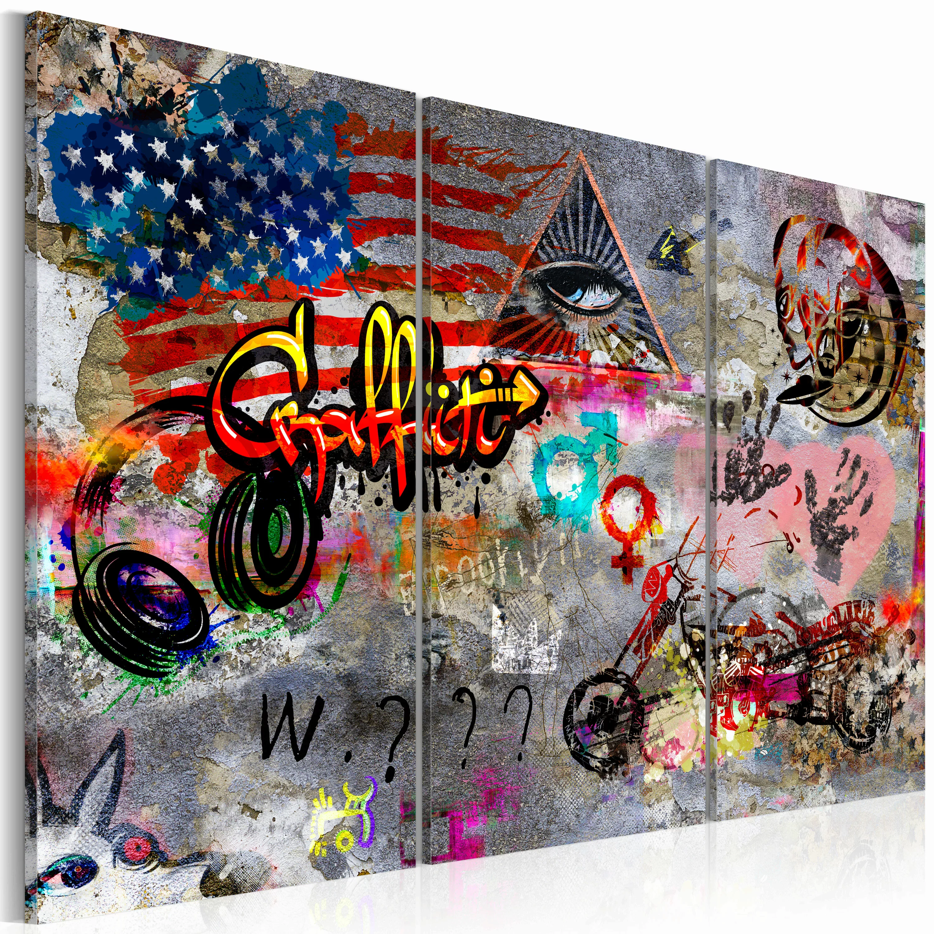 Wandbild - American Graffiti günstig online kaufen