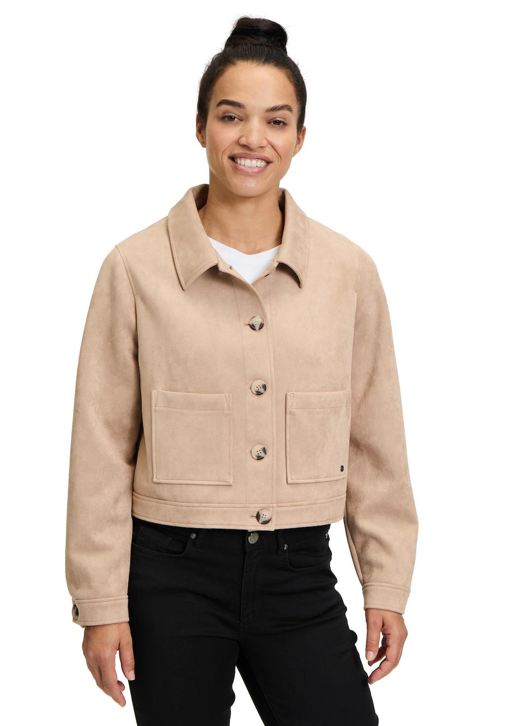 Betty&Co Jackenblazer "Betty & Co Kunstfell-Jacke langarm", Material günstig online kaufen