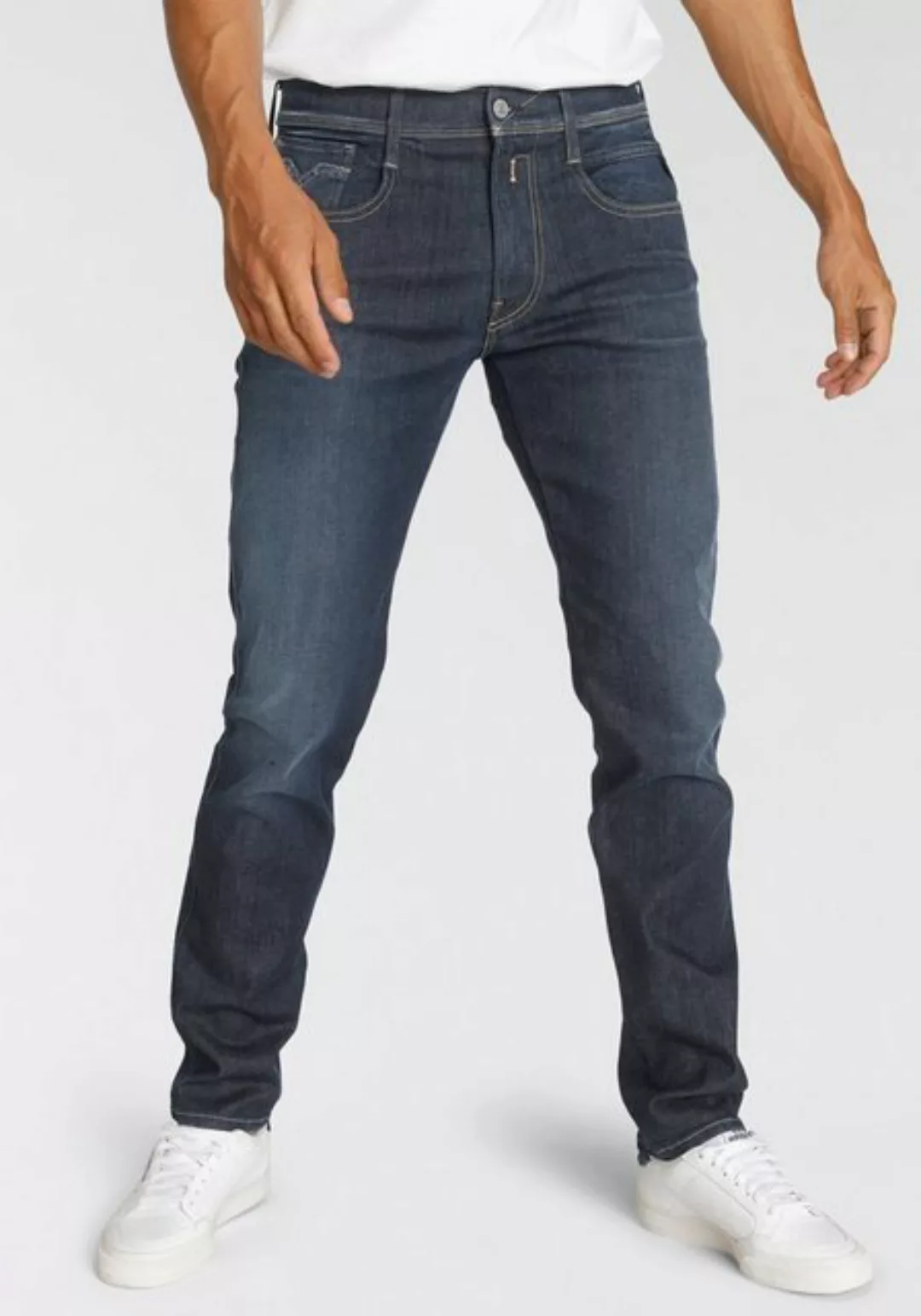 Replay Slim-fit-Jeans ANBASS HYPERFLEX BIO günstig online kaufen