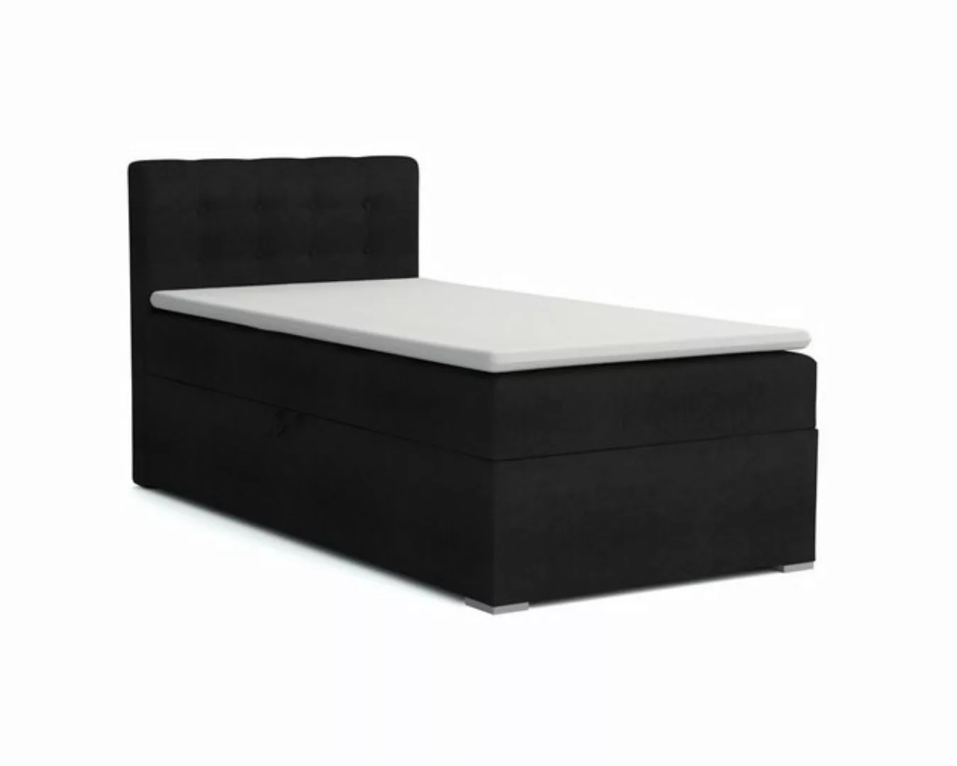 Deine Möbel 24 Boxspringbett Polsterbett Jungendbett JUNG 3 inkl. Matratzen günstig online kaufen