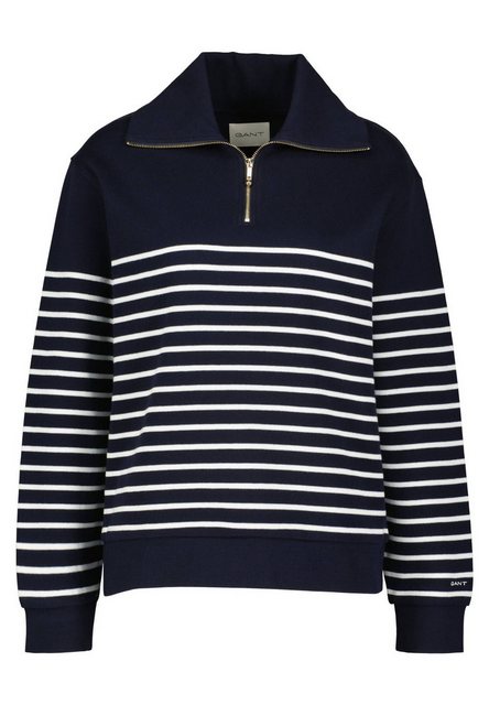 Gant Sweatshirt Damen Sweatshirt mit Reißverschluss (1-tlg) günstig online kaufen