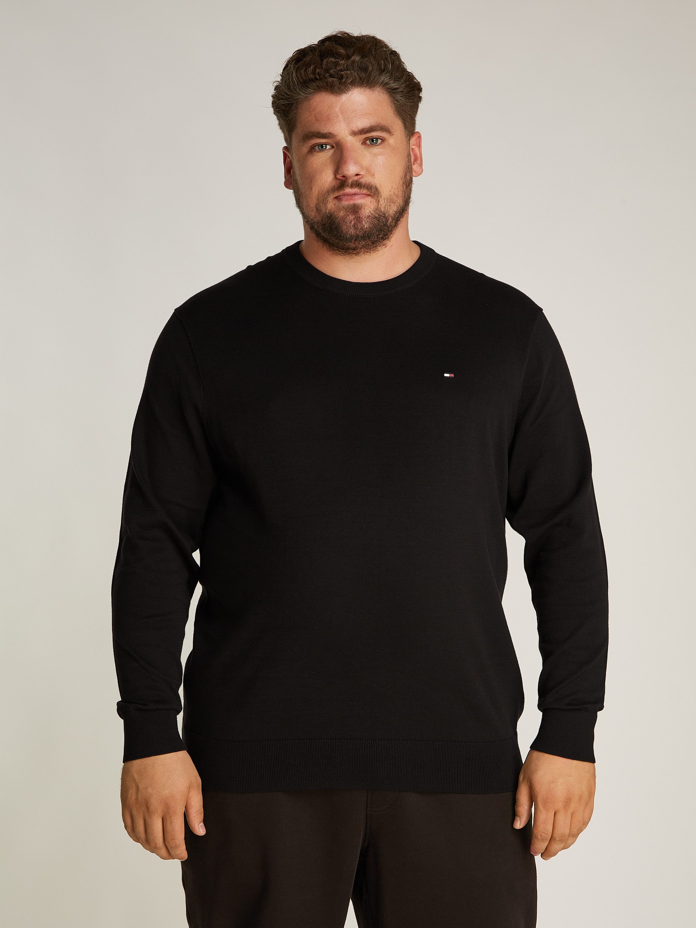 Tommy Hilfiger Big & Tall Rundhalspullover günstig online kaufen