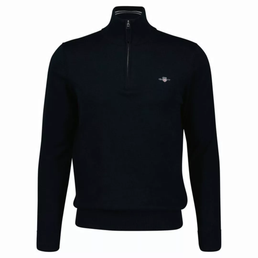 Gant Sweatshirt Herren Pullover mit Zip-Kragen - CLASSIC COTTON günstig online kaufen