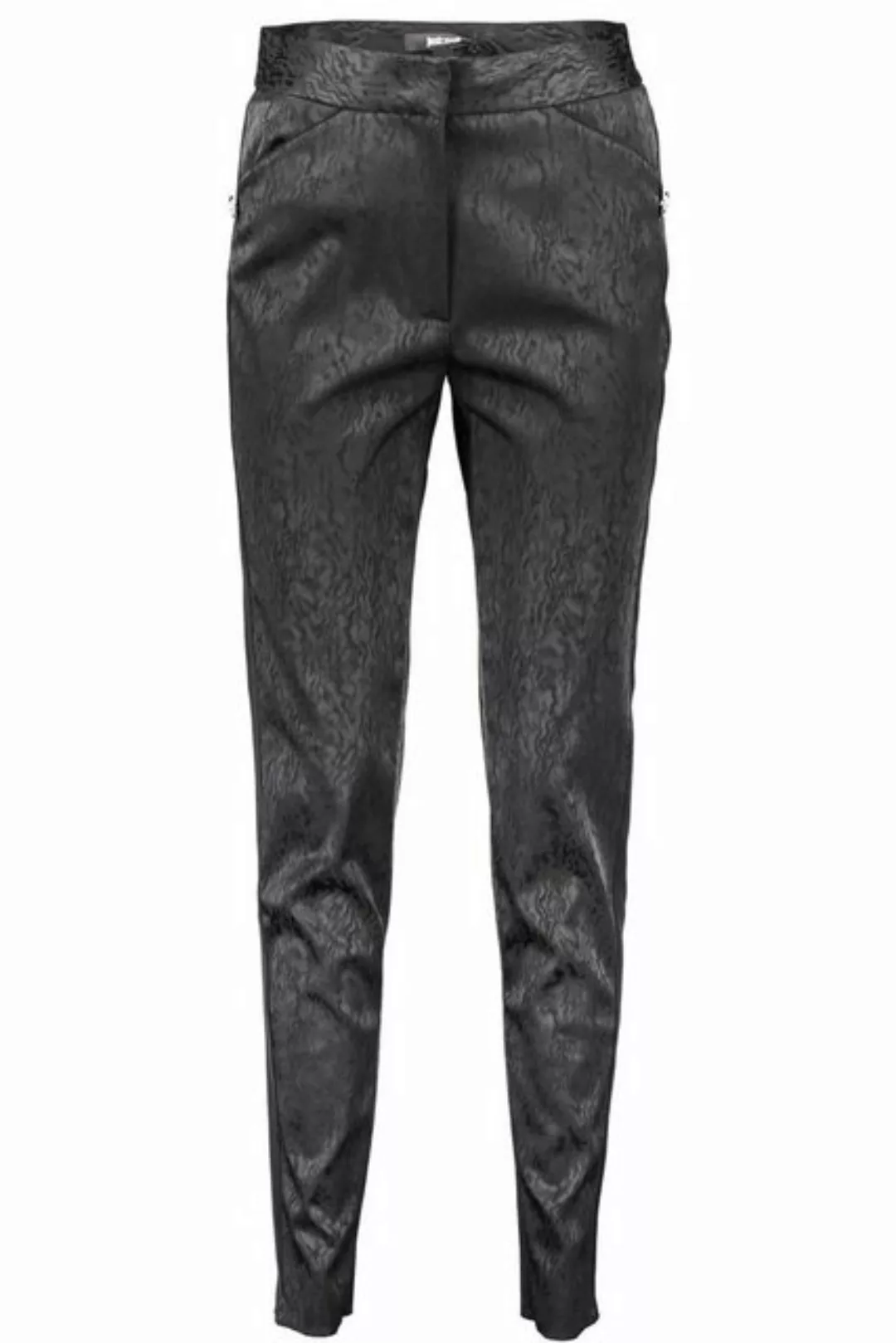 Just Cavalli 5-Pocket-Hose Elegante Damenhose in Schwarz mit Logo, Taschen günstig online kaufen