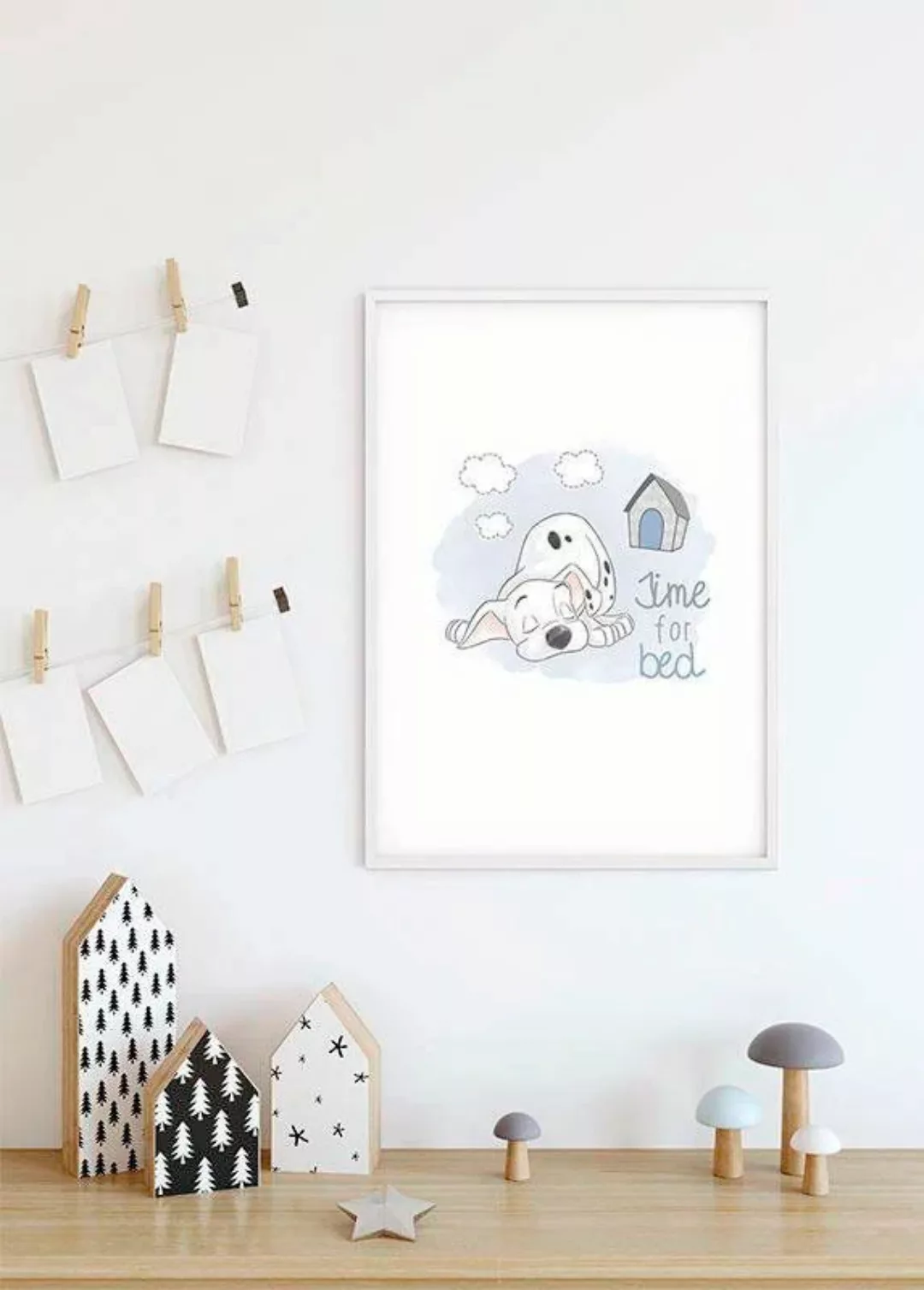 Komar Poster »101 Dalmatiner Bedtime«, Disney, (1 St.), Kinderzimmer, Schla günstig online kaufen