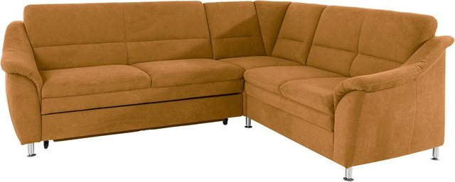 Places of Style Ecksofa "Cardoso L-Form", Federkern, wahlweise mit Bett, Sc günstig online kaufen