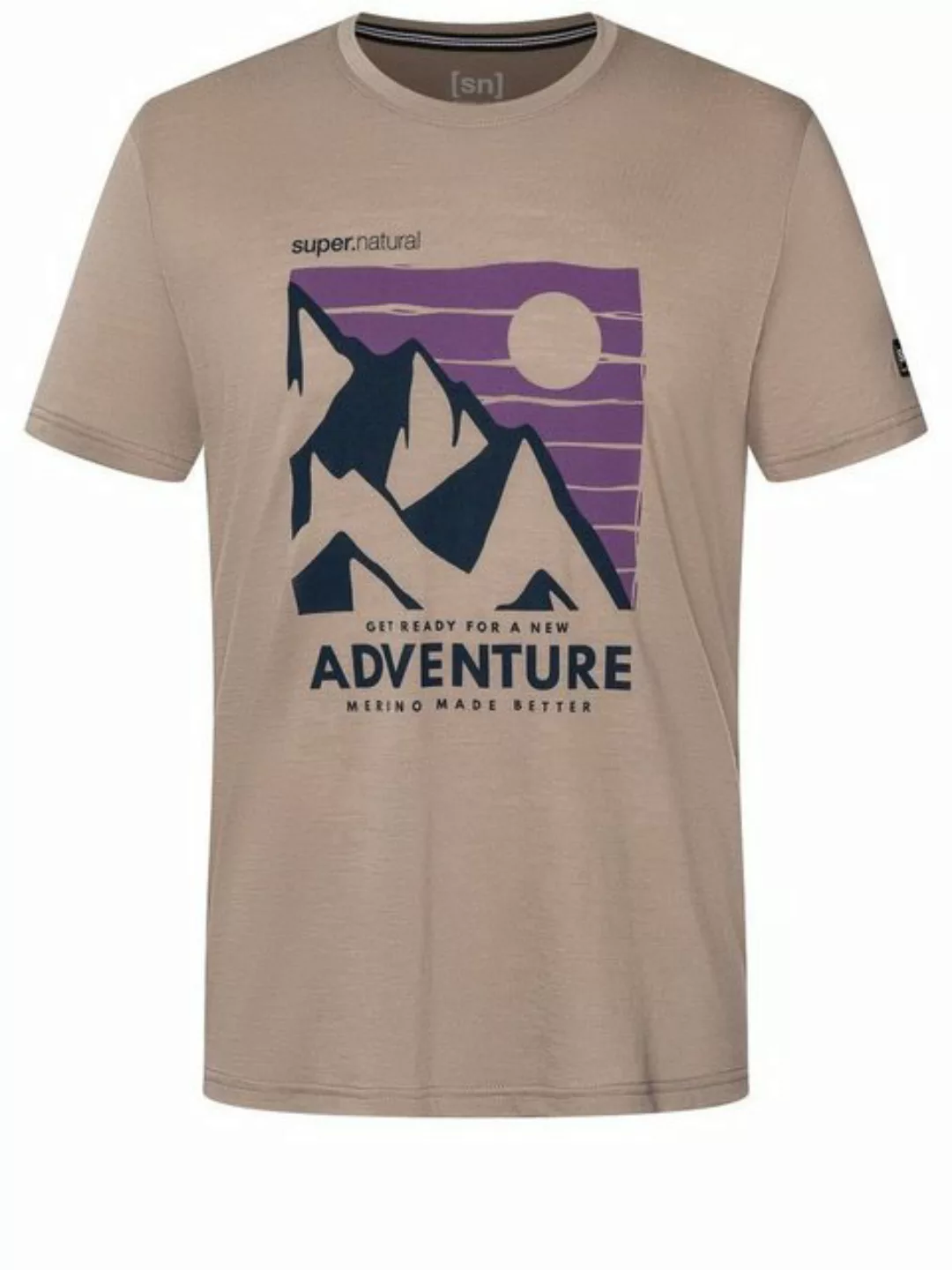 SUPER.NATURAL Kurzarmshirt Super.natural M Mountain Adventure Tee Herren günstig online kaufen