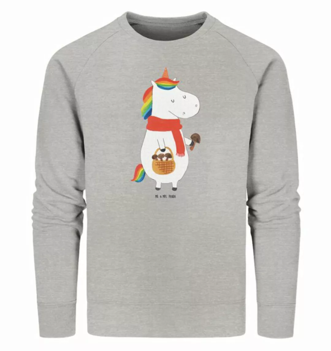 Mr. & Mrs. Panda Longpullover Größe XL Einhorn Pilz - Heather Grey - Gesche günstig online kaufen