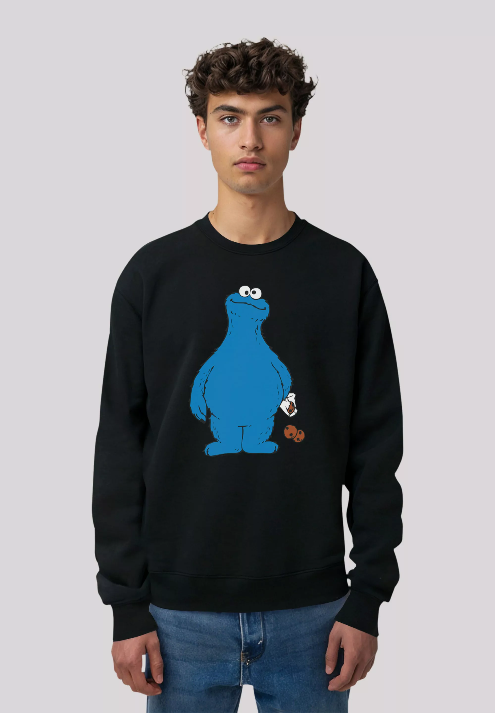 F4NT4STIC Sweatshirt "Sesamstraße Cookie Thief", Premium Qualität günstig online kaufen