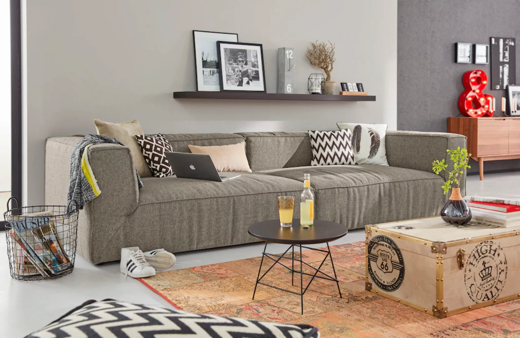 TOM TAILOR HOME Big-Sofa "BIG CUBE", TOM TAILOR Big-Sofa >>BIG CUBE günstig online kaufen