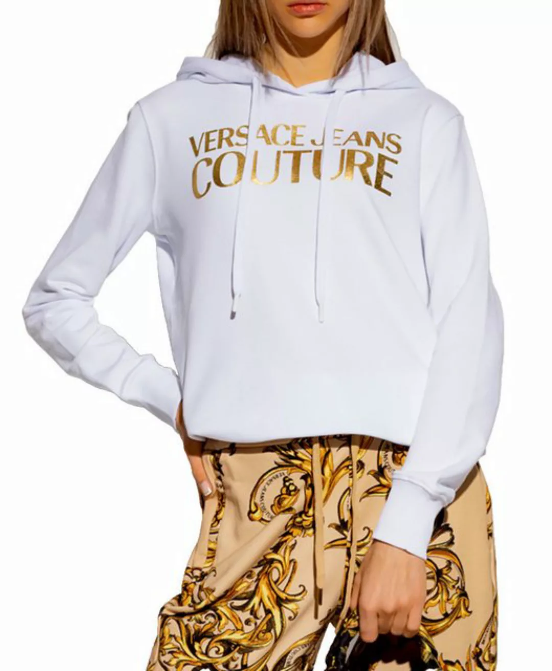 Versace Jeans Couture Hoodie Kapuzen-Sweatshirt Foil Logo Hoodie Pullover H günstig online kaufen