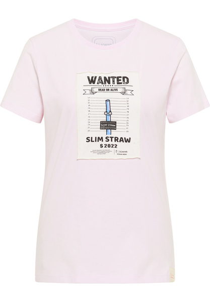 Kurzarm T-shirt "T-shirt With Square Aqua Bottle Print" günstig online kaufen