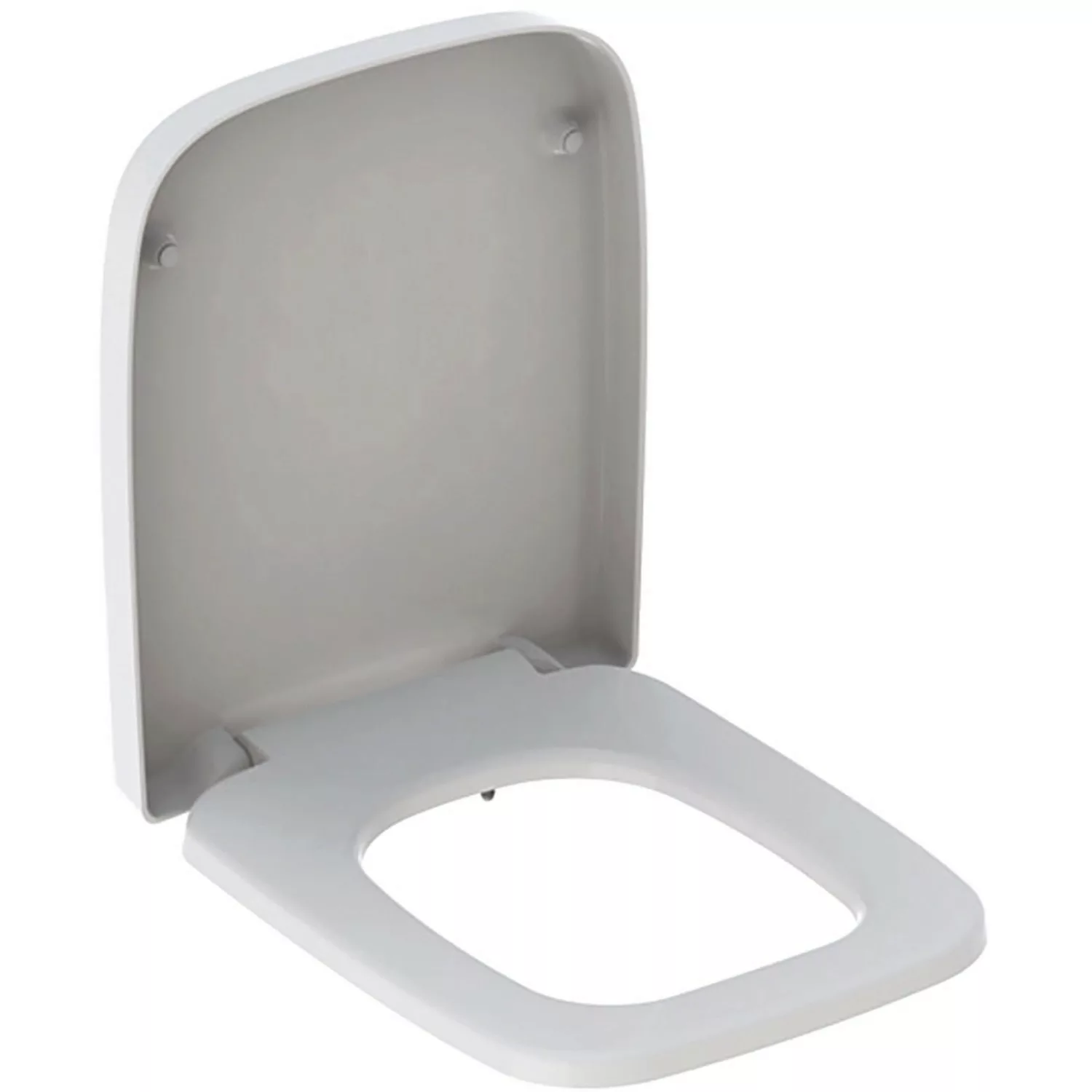 Geberit WC-Sitz Renova Plan Absenkautomatik Eckig Weiß günstig online kaufen