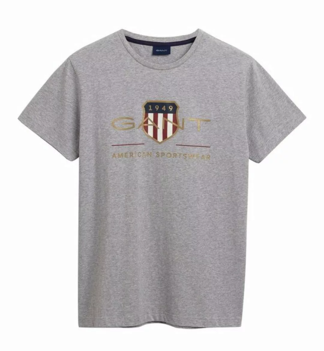 Gant T-Shirt Herren T-Shirt - D2. ARCHIVE SHIELD, Rundhals günstig online kaufen