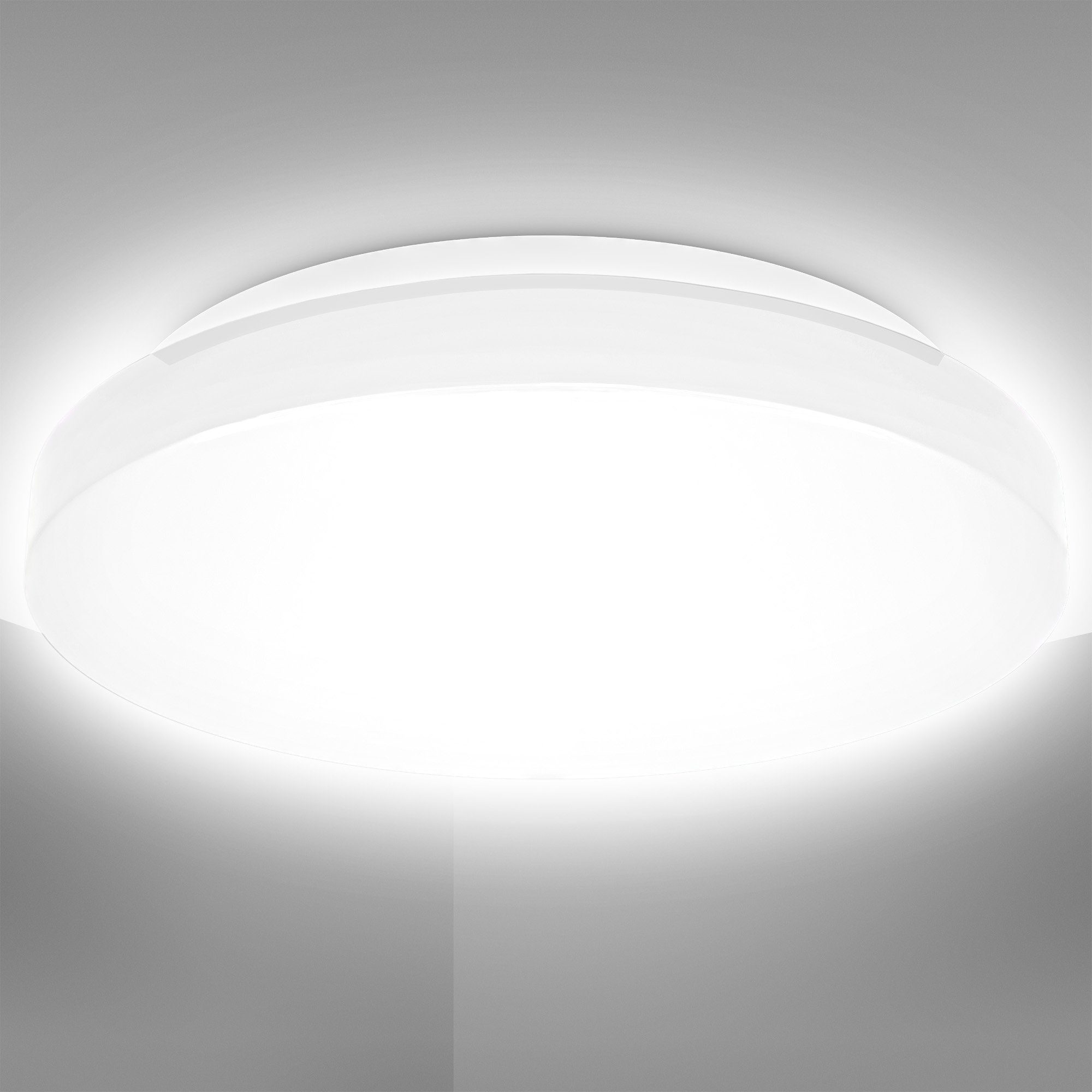 B.K.Licht Deckenleuchte LED Deckenlampe Ø22/28,8cm Badezimmer günstig online kaufen