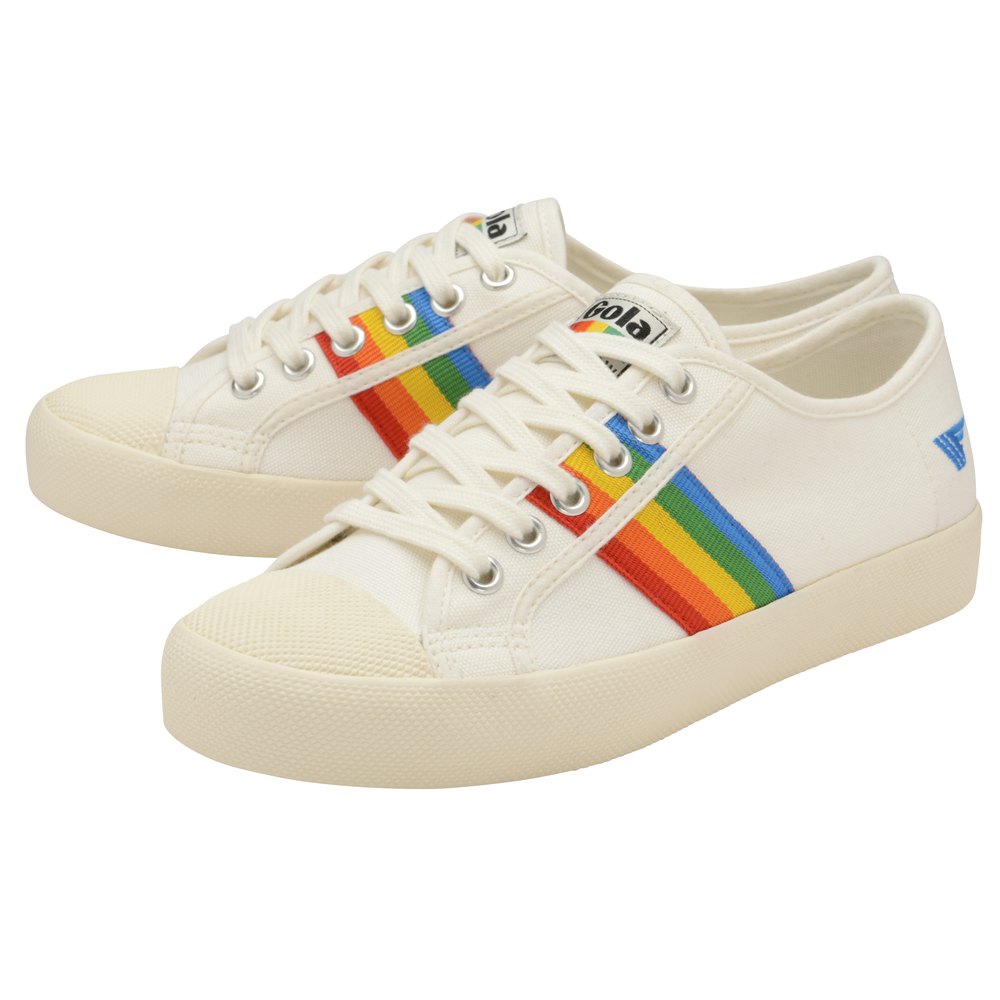 Gola Sneaker Für Damen Gola Coaster Rainbow EU 40 White / Multicolour günstig online kaufen