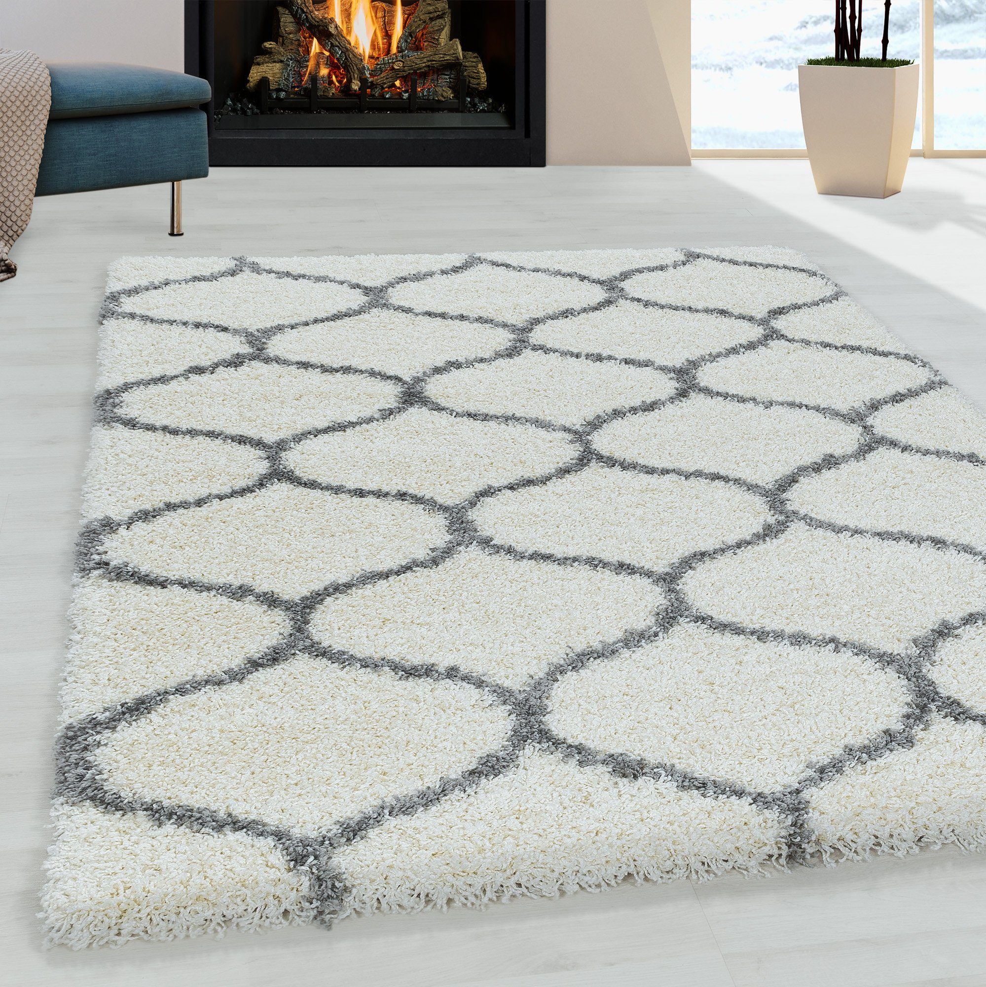 Stilvoll Günstig Hochflor-Teppich Teppich für den günstig online kaufen