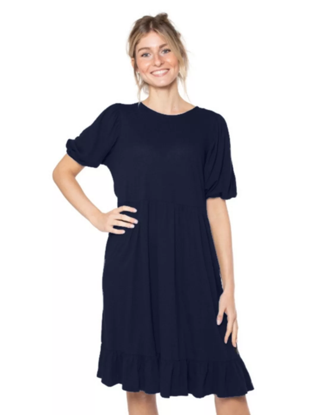 Damen Kleid Aus Eukalyptus Faser "Luna" Blau günstig online kaufen