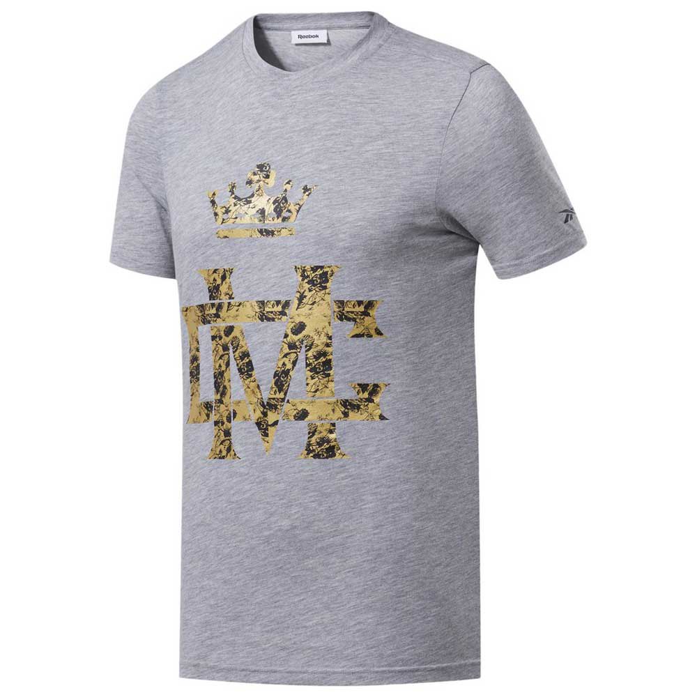 Reebok Conor Mc Gregor Kurzärmeliges T-shirt S Medium Grey Heather günstig online kaufen