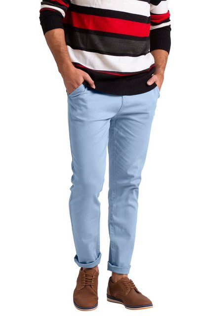 BlauerHafen Chinohose Slim-Fit-Chinos für Herren klassischer Stretch-Chinoh günstig online kaufen