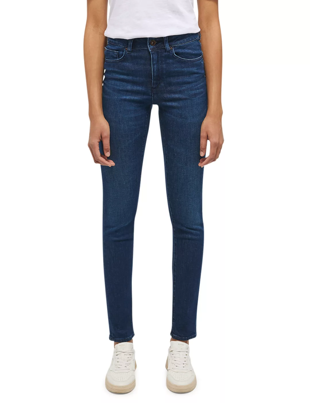 Mustang Damen Jeans SHELBY Slim Fit - Blau - Deep Blue Denim günstig online kaufen