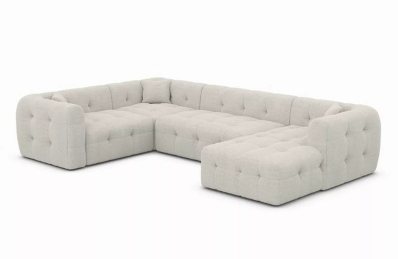 Sofa Dreams Wohnlandschaft Polster Sofa Lounge Wohnlandschaft Couch Stoff S günstig online kaufen