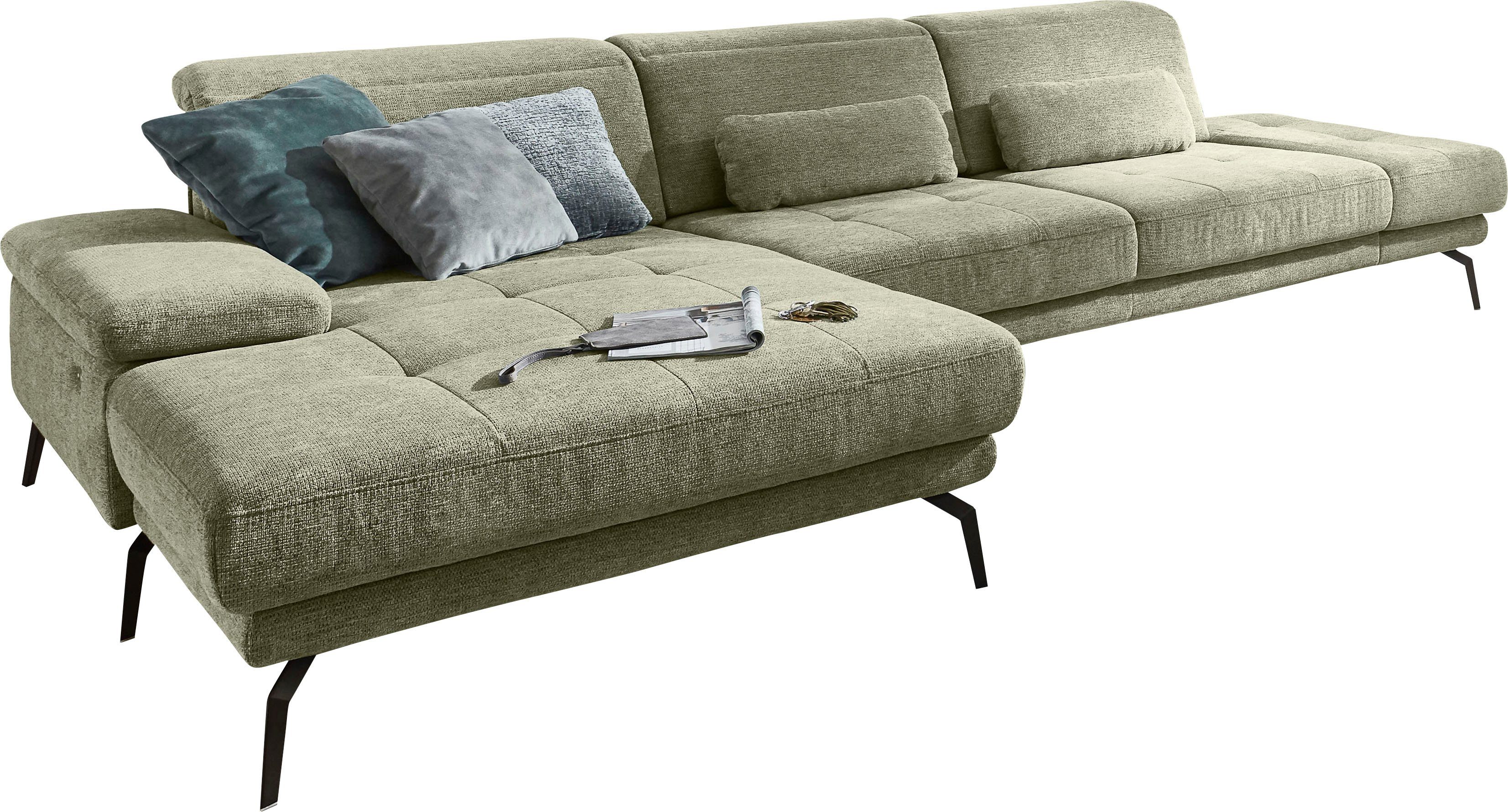Die PlanBar Ecksofa "MP-IN20126 L-Form mit Kaltschaum-Polsterung", mit Kopf günstig online kaufen